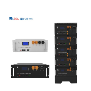 Baterías solares apilables para servidor LiFePO4 montadas en rack 48V 100Ah 200Ah 5Kw batería de paquete de montaje - Product Image 1