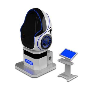 เก้าอี้ VR Egg Chair โรงภาพยนตร์ 9D แบบสองที่นั่งสำหรับขาย แว่นตา HTC <span class=keywords><strong>Vive</strong></span> 3D ระบบจำลองสถานการณ์เสมือนจริง เครื่องเล่นสวนสนุก - Product Image 6