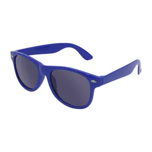 Bán buôn tùy chỉnh màu xanh đậm vuông thời trang Kính mát UV400 ống kính quang học unisex cho nam giới và phụ nữ