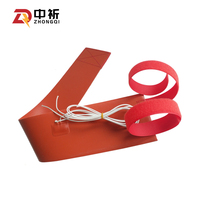Cinta Calefactora Eléctrica Flexible de Silicona para Bidones de Aceite, 250*1740mm, 220v