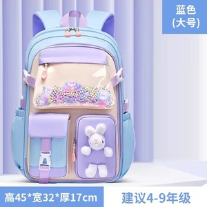 Schöne Kaninchen Kawaii leichte Cartoon Rucksack modische Tasche für Mädchen 2 Größen Reise Camping Rucksack - Product Image 5