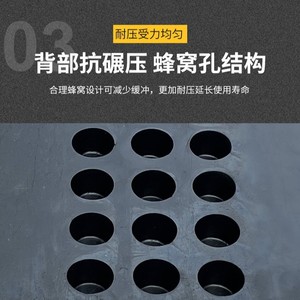 Rubber <b>Speed</b> Bump 1000*350*50/70mm Yellow Black Highway Traffic <b>Control</b> Strip - Product Image 4