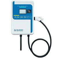 Cargador Rápido de Corriente Continua Bluesky de 20kw-40kw para Montaje en Pared con Conectores Triples CCS, Chademo y GBT y OCPP1.6 para Uso Comercial y Doméstico