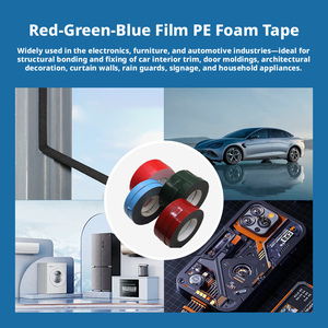 Nastro in schiuma spugnosa sigillante a doppia faccia bianco, nero, grigio, su misura, per specchi, vetri, porte, finestre, schermi LED, applicazioni automobilistiche dgkbly - Product Image 5