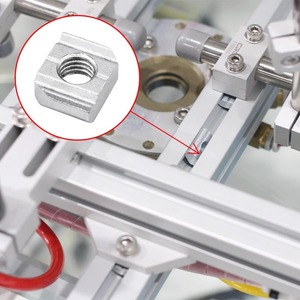Perfil de Aluminio en T, Tira de Tuercas Rectangulares PTN-M5, Orificio Simple, Orificio Doble, Accesorios para Plantillas Robóticas - Product Image 1