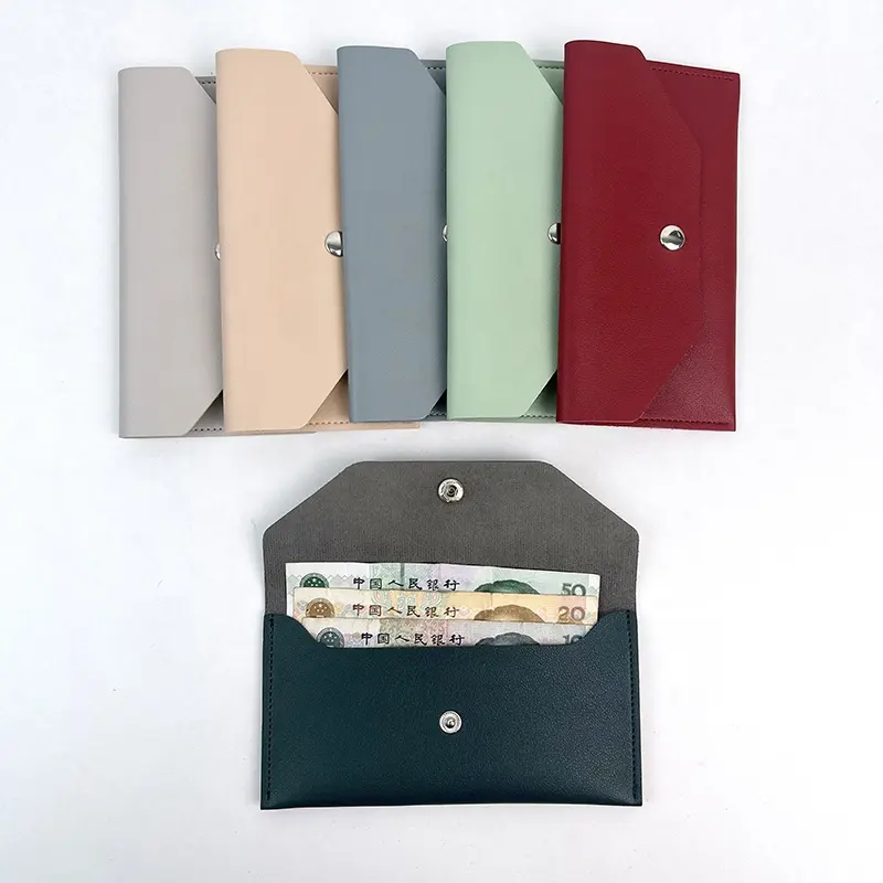 Custom in pelle PU borsa portaoggetti in contanti busta per il Budget della scuola di cancelleria penne a matita marsupio borsa per cosmetici