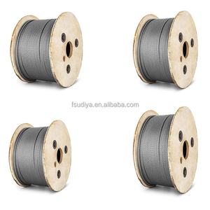 Phần cứng 6*12 + 7fc chung phần cứng Wire Rope giá phần cứng gian lận Wire Rope cường độ cao 8 mét mạ kẽm cáp thép dây thừng - Product Image 5