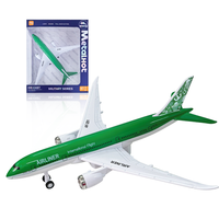 Modèle d'avion en métal, avion Airbus, jouet à tirer en arrière, grand A380, Boeing 787, jouet d'avion, avion, compagnies aériennes pour enfants