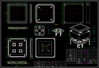 Boîtier de jonction métallique DIY en aluminium, boîtier mural pour PCB, boîtier d'amplificateur en métal noir, boîtier de terminaison 120*120*20mm