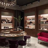 Vitrine de présentation grande, verrouillable, étanche, facile à nettoyer, avec éclairage LED en verre trempé, en aluminium, sécurisée pour les magasins de détail et les centres commerciaux
