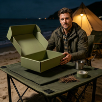 Boîte en papier enduit recyclable et écologique de 2 mm d'épaisseur, personnalisable avec impression quadricolore pour l'emballage extérieur des vêtements et des chaussures