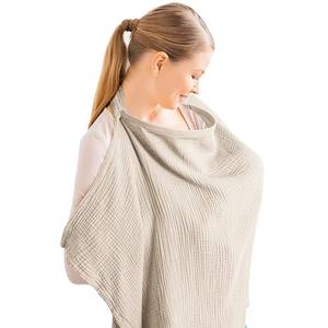 Couverture <span class=keywords><strong>d</strong></span>'<span class=keywords><strong>allaitement</strong></span> personnalisée en mousseline de coton double respirante, châle pour femmes, couverture <span class=keywords><strong>d</strong></span>'<span class=keywords><strong>allaitement</strong></span> pour bébé, <span class=keywords><strong>tablier</strong></span> de maternité - Product Image 3
