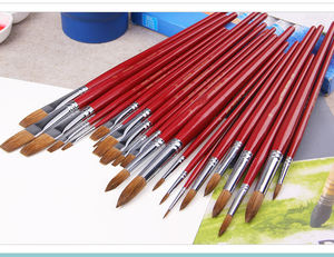 Bview Art Hot Kit de 12 pinceaux en crin de cheval pour artiste, <span class=keywords><strong>acrylique</strong></span>, aquarelle, <span class=keywords><strong>gouache</strong></span> - Product Image 5