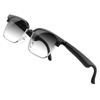 Lunettes Intelligentes BT 6.0 Polarisées Professionnelles à Conduction Osseuse IA, Écouteurs ENC, Étanche IP67, 50H en Veille, Caméra, Commande Vocale IA