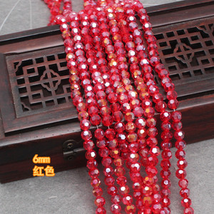 2025 nouveau cristal de verre coloré bricolage perles torsadées à la main perles de cristal artificielles Transparent lâche perle ronde matériel de coupe - Product Image 5