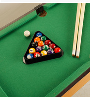 Table de billard miniature d'intérieur durable à jambes courtes de 51 cm, prix de gros, jeu interactif en bois pour 2 joueurs, idéal comme jouet pour enfant