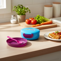 Boîtes à collation réutilisables en plastique, petites, très demandées, pour aliments, boîte à bento, en vente