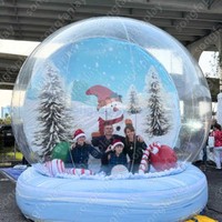 Dôme de tente de Noël gonflable transparent en PVC Songfa, portable pour événements, fêtes, location de cabine photo, aire de jeux