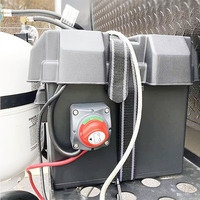 Interrupteur de coupure de courant 100A, isolateur de batterie haute intensité pour équipement lourd, camion, camping-car, remorque, marine