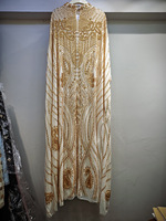 Robe de soirée longue ample, richement ornée, brodée et perlée, tenue de mariée musulmane pour cérémonie de mariage, Jalabiya Kaftan