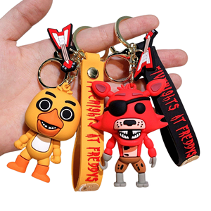 En gros Nouveauté Porte-clés de voiture d'horreur en forme de pendentif sac à dos ours en peluche dessin animé animal <span class=keywords><strong>mutant</strong></span> en plastique et caoutchouc Transfrontalier - Product Image 4