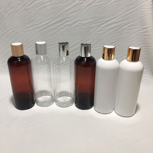 Wholesale Empty 150ml 200ml Round Skincare Toner Bottle Lotion <b>Plastic</b> Pet Shampoo Bottles Cosmetics Bottle with Top Cap - Product Image 1