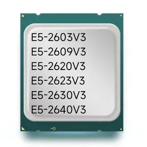Xeon E5-2630V3 E5 2630V3 E5 2630 v3 2.4GHz 8コア16スレッド20M 85W LGA2011-3 CPUプロセッサ