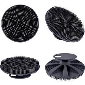 Mayorista Champú <span class=keywords><strong>Cabello</strong></span> Ducha Lavado Piel Seca Masaje Silicona Cuerpo Cepillo Baño Cepillos Esponjas Depuradores - Product Image 2