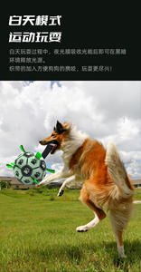 Pallone da Calcio Luminoso Interattivo per Addestramento Cani con Motivo a Impronta di Zampa - Articoli per Animali Domestici in Offerta Speciale - Product Image 5