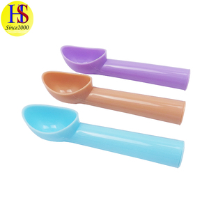 <span class=keywords><strong>Meilleur</strong></span> Petit Cuillère à glace en plastique Amusant Antigel Scoop Mère Parfaite Marron cuillère À Crème Glacée - Product Image 1