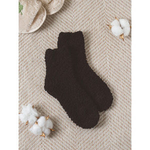 Chaussettes de couchage décontractées à imprimé nuage noir pour femmes respirantes et chaudes en spandex longueur cheville avec 5 orteils pour le printemps et l'été - Product Image 1
