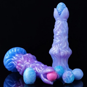 YOCY Ovipositor Dildo Fantasía, Juguete Sexual de Silicona con Forma de Huevo, Potente Estimulador Neumático, Masturbador para Mujeres y Hombres - Product Image 5