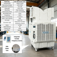 Climatiseur commercial 18000CMH refroidisseur industriel debout de plancher évaporatif portatif pour le bas moteur d'atelier de réparation de machines