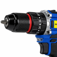 Perceuse électrique sans fil rechargeable 21V à batterie lithium, kit de bricolage pour le travail du bois, OEM, réversible, perçage max. 10mm