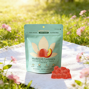 Gomitas de Hongos 4 en 1 de Fórmula Nueva de Marca OEM con Ashwagandha y Reishi, Naturales, Sin Azúcar, para la Concentración y el Estado de Ánimo en Adultos - Product Image 3