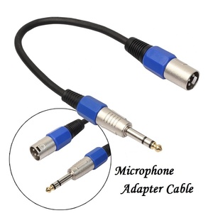 Mejor <span class=keywords><strong>Precio</strong></span> profesional 3Pin XLR macho Jack 1/4 "6,35mm macho estéreo Cable de micrófono - Product Image 2