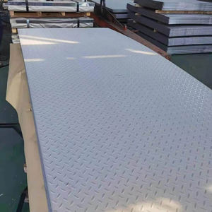 304 316 plaque d'acier à carreaux inoxydable plaque antidérapante plaque d'acier à carreaux en acier doux laminé à chaud - Product Image 5