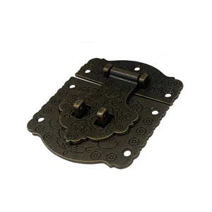 Alliage <span class=keywords><strong>de</strong></span> Zinc Vintage Antique chinois Style <span class=keywords><strong>ancien</strong></span> <span class=keywords><strong>serrure</strong></span> Bronze <span class=keywords><strong>serrure</strong></span> 52X41mm bois valise <span class=keywords><strong>tiroir</strong></span> armoire loquet - Product Image 5