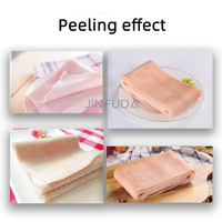 Kleine frisch-schweine-schweinehaut-peeling-maschine / schweinehaut-peeler / schweinehaut-peeling-maschine