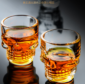 شريط واضح آمن من الزجاج بالرصاص من الزجاج ، رأس جمجمة كريستال ، زجاج ويسكي لحانة الحفلات - Product Image 4