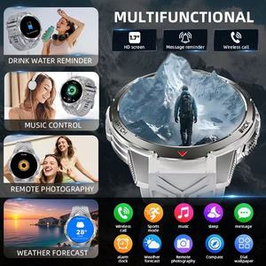 Montre connectée NX W26 Pro pour hommes, charge magnétique, écran tactile, étanche 5ATM, tracker de fitness, assistant vocal Wear OS, 120 - Product Image 3
