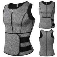 Camiseta de Compresión Moldeadora para Hombre, Chaleco Adelgazante, Camiseta Deportiva, Ropa Interior Moldeadora, Camiseta Interior para Sudar, Traje de Sauna para Pérdida de Peso y Quema de Grasa