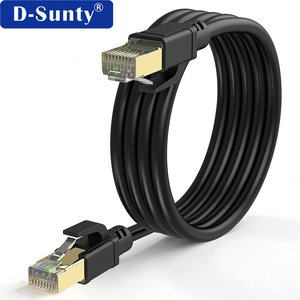 Câble Ethernet Cat8 40 Gbit/s 2000 MHz SFTP blindé en cuivre pur RJ45 pour le jeu et les centres de données - Product Image 1