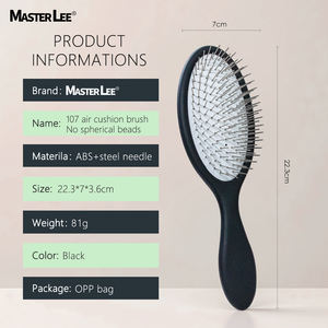 Anpassbarer Großhandel Friseur Kamm Trocken und Nass Candy Airbag Kamm Glattes Luftkissen Haushalts <span class=keywords><strong>massage</strong></span> Haarkamm Haar bürste - Product Image 3
