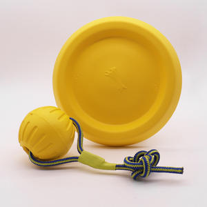 EVA alami bola mengambang pada tali mainan anjing Tug of War Pet pelatihan mainan anjing - Product Image 3