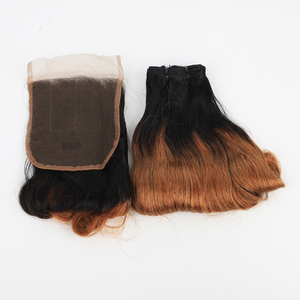 Paquetes de Cabello Rizado Funmi Doble Dn de Grado 12A al por Mayor, Cabello Peruano Virgen Remy con Cierres, Ondas y Colores Personalizables - Product Image 6