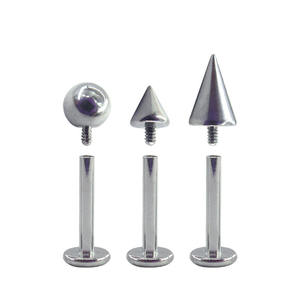 Pendientes de moda Freya Classic de acero inoxidable grado implante con parte trasera plana, tipo push-pin, para piercing labret, <span class=keywords><strong>flecha</strong></span>, hélice, <span class=keywords><strong>tragus</strong></span> - Product Image 4