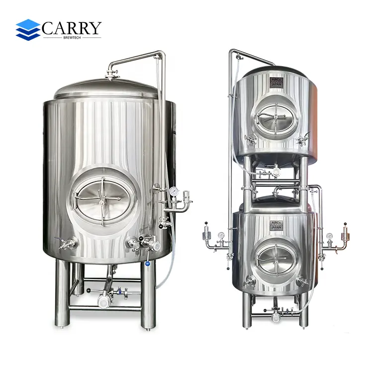 Oem/odm Stainless Steel 500L 1000L 2000L 3000L 5000L Bright Beer Tank Jacketed Storage Tank For Pub