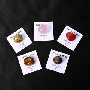 High Quality Natural Crystal Tumbled Stone Crystal Pocket Hug <b>Gift</b> Box for Collection - Product Image 5