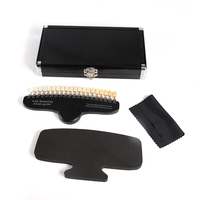 Guía Profesional de Blanqueamiento Dental R20, 20 Tonos, Tabla de Combinación de Colores Dentales con Espejo, Suministros para Blanqueamiento Dental
